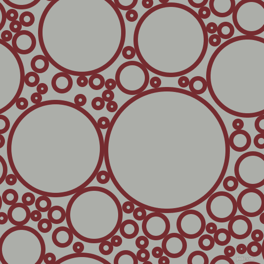 bubbles, circles, sponge, big, medium, small, 9 pixel line width, Tamarillo and Silver Chalice circles bubbles sponge soap seamless tileable