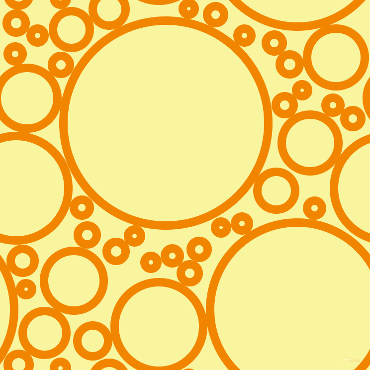 bubbles, circles, sponge, big, medium, small, 17 pixel line width, Tangerine and Pale Prim circles bubbles sponge soap seamless tileable