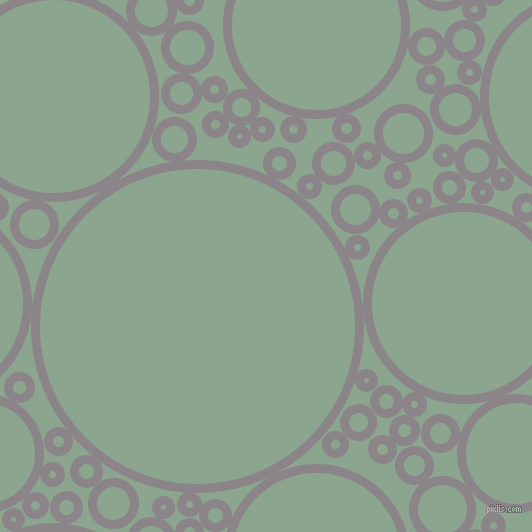 bubbles, circles, sponge, big, medium, small, 9 pixel line width, Taupe Grey and Envy circles bubbles sponge soap seamless tileable