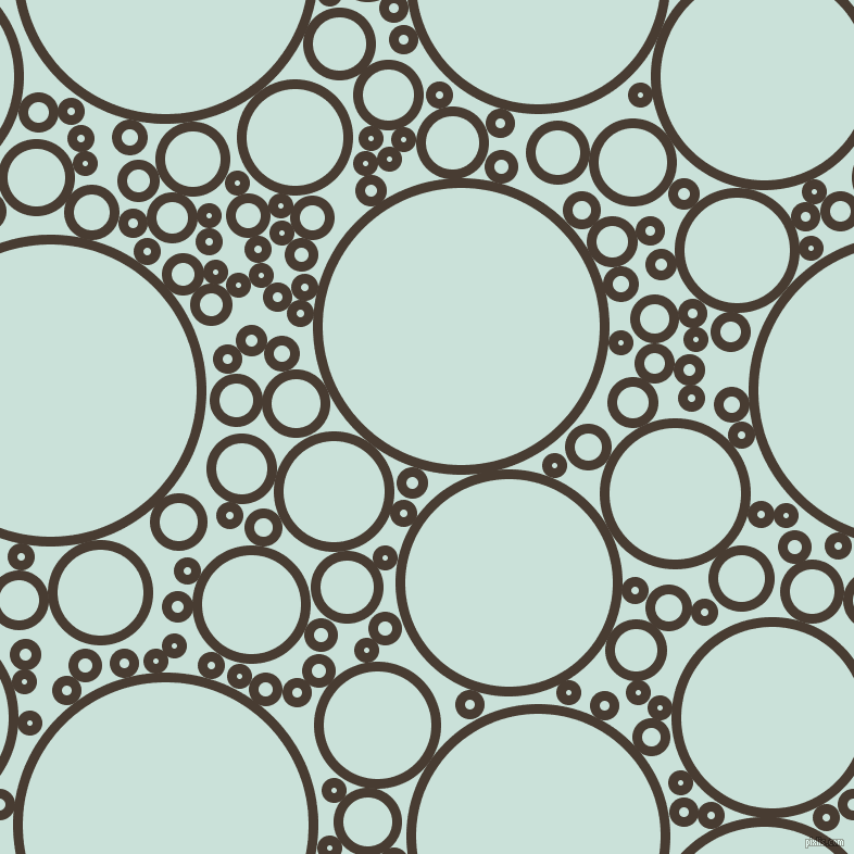 bubbles, circles, sponge, big, medium, small, 9 pixel line width, Taupe and Iceberg circles bubbles sponge soap seamless tileable