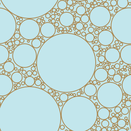 bubbles, circles, sponge, big, medium, small, 3 pixel line width, Teak and Onahau circles bubbles sponge soap seamless tileable