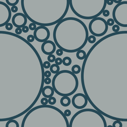 bubbles, circles, sponge, big, medium, small, 9 pixel line width, Teal Blue and Hit Grey circles bubbles sponge soap seamless tileable