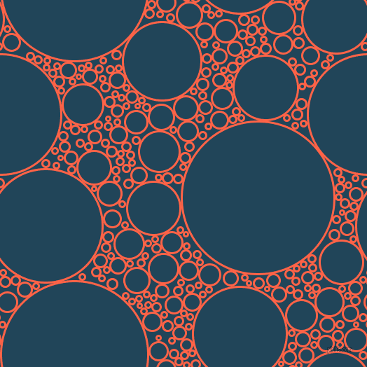 bubbles, circles, sponge, big, medium, small, 3 pixel line width, Tomato and Astronaut Blue circles bubbles sponge soap seamless tileable