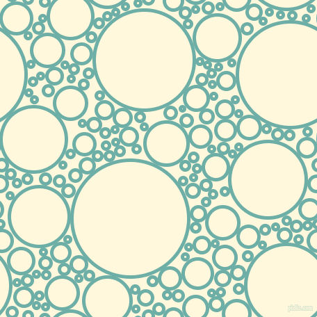 bubbles, circles, sponge, big, medium, small, 5 pixel line width, Tradewind and Corn Silk circles bubbles sponge soap seamless tileable