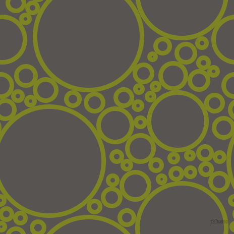 bubbles, circles, sponge, big, medium, small, 9 pixel line width, Trendy Green and Tundora circles bubbles sponge soap seamless tileable