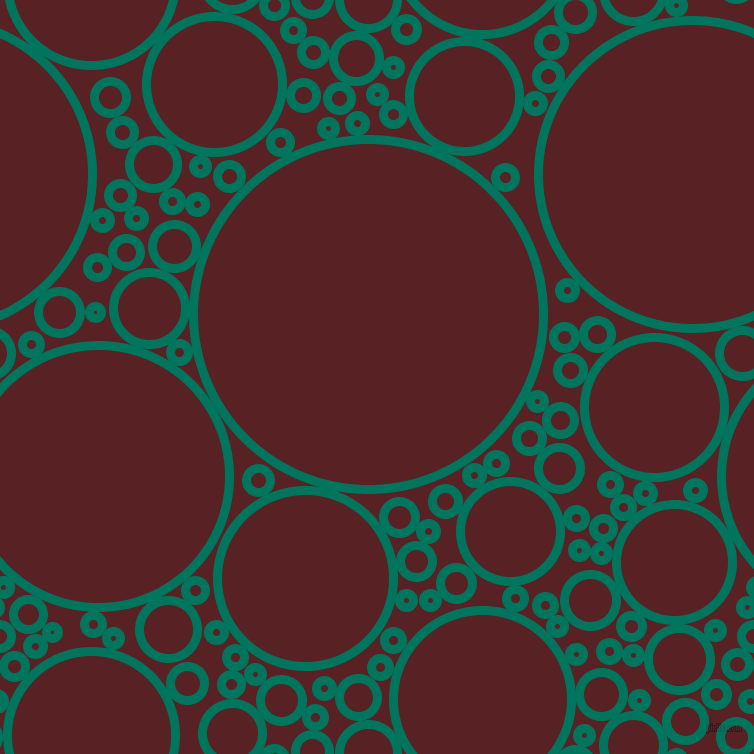 bubbles, circles, sponge, big, medium, small, 9 pixel line width, Tropical Rain Forest and Burnt Crimson circles bubbles sponge soap seamless tileable