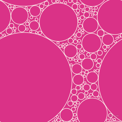 bubbles, circles, sponge, big, medium, small, 2 pixel line width, Tutu and Deep Cerise circles bubbles sponge soap seamless tileable