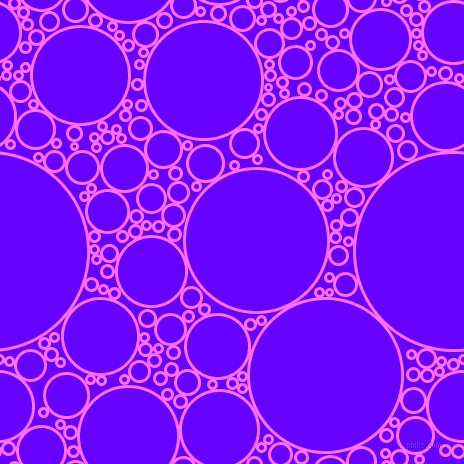 bubbles, circles, sponge, big, medium, small, 3 pixel line width, Ultra Pink and Electric Indigo circles bubbles sponge soap seamless tileable
