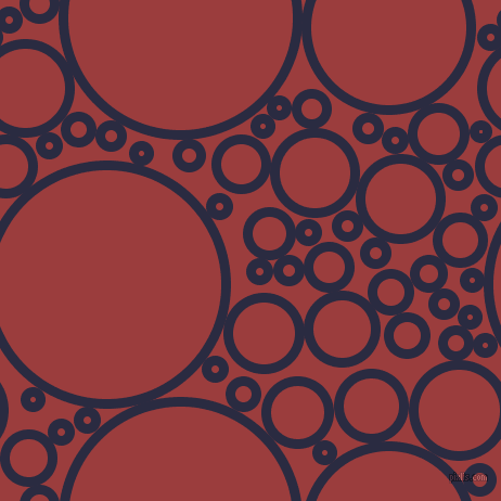 bubbles, circles, sponge, big, medium, small, 9 pixel line width, Valhalla and Mexican Red circles bubbles sponge soap seamless tileable