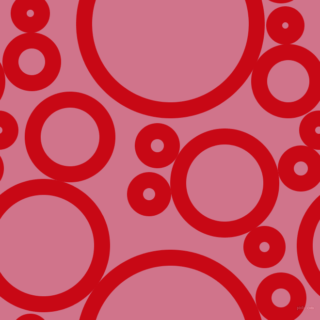 bubbles, circles, sponge, big, medium, small, 33 pixel line width, Venetian Red and Charm circles bubbles sponge soap seamless tileable