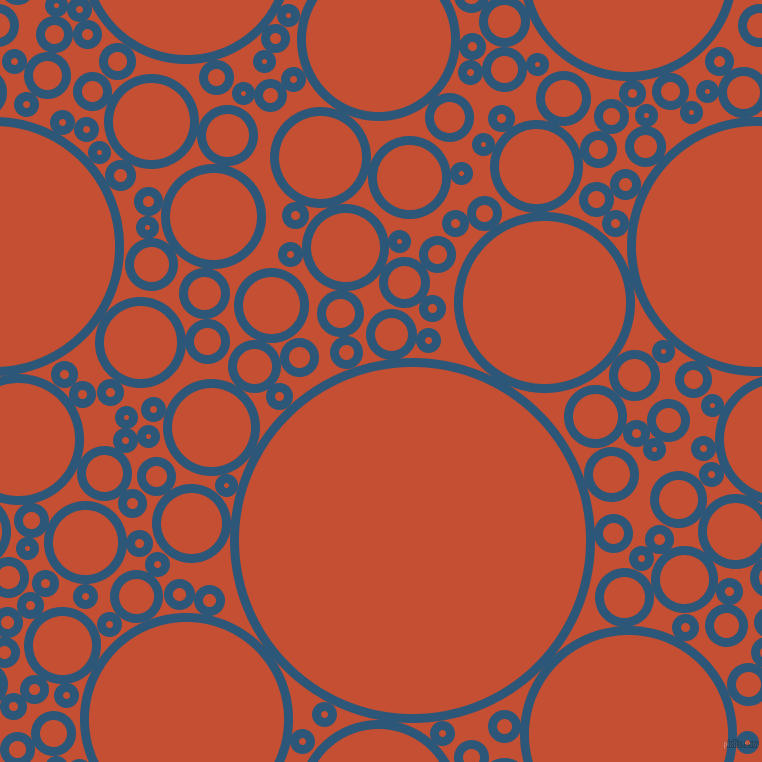 bubbles, circles, sponge, big, medium, small, 9 pixel line widthVenice Blue and Trinidad circles bubbles sponge soap seamless tileable