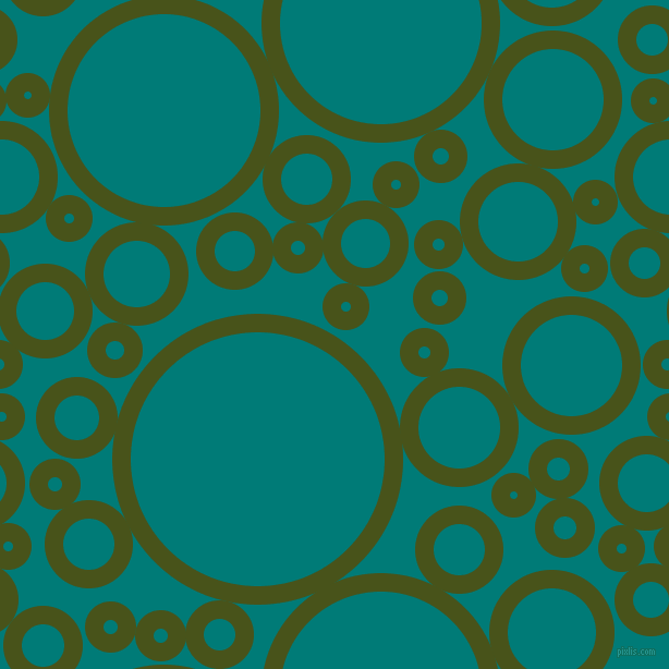 bubbles, circles, sponge, big, medium, small, 17 pixel line width, Verdun Green and Surfie Green circles bubbles sponge soap seamless tileable