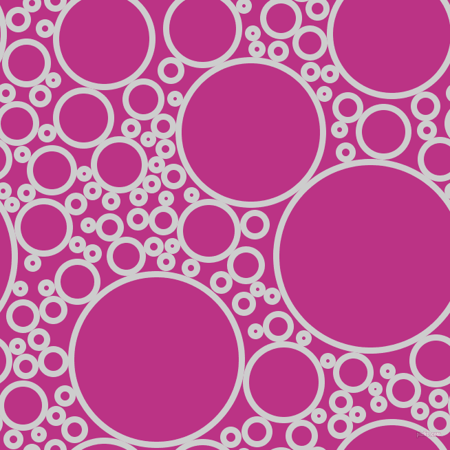 bubbles, circles, sponge, big, medium, small, 9 pixel line width, Very Light Grey and Red Violet circles bubbles sponge soap seamless tileable