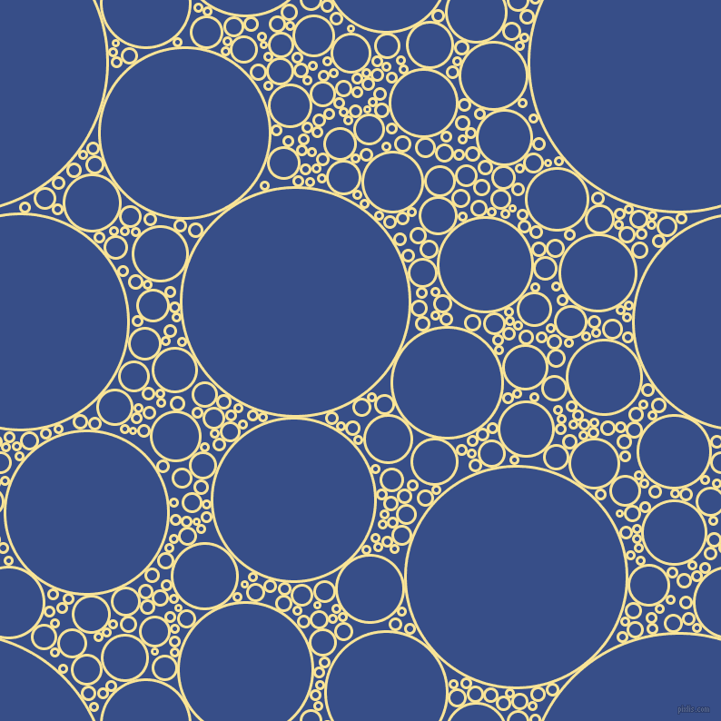 bubbles, circles, sponge, big, medium, small, 3 pixel line width, Vis Vis and Tory Blue circles bubbles sponge soap seamless tileable