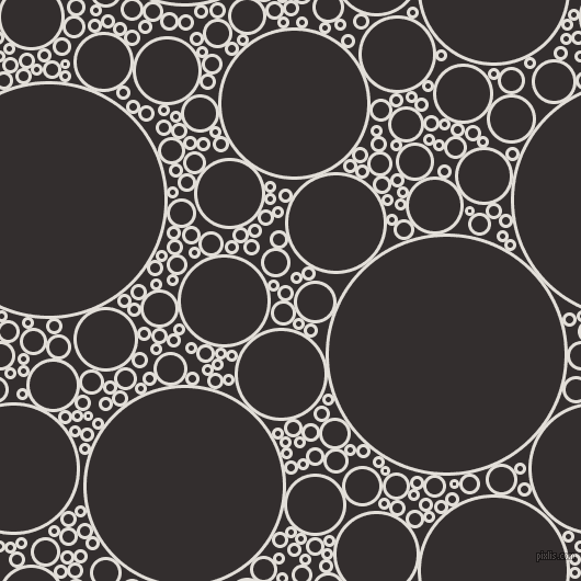 bubbles, circles, sponge, big, medium, small, 3 pixel line width, Vista White and Night Rider circles bubbles sponge soap seamless tileable