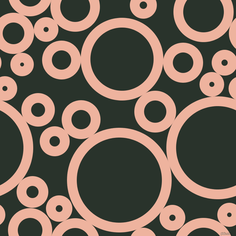 bubbles, circles, sponge, big, medium, small, 33 pixel line width, Wax Flower and Gordons Green circles bubbles sponge soap seamless tileable