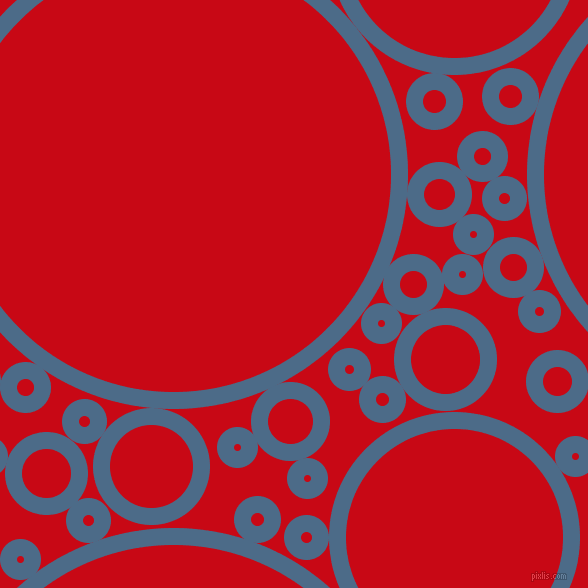 bubbles, circles, sponge, big, medium, small, 17 pixel line width, Wedgewood and Venetian Red circles bubbles sponge soap seamless tileable
