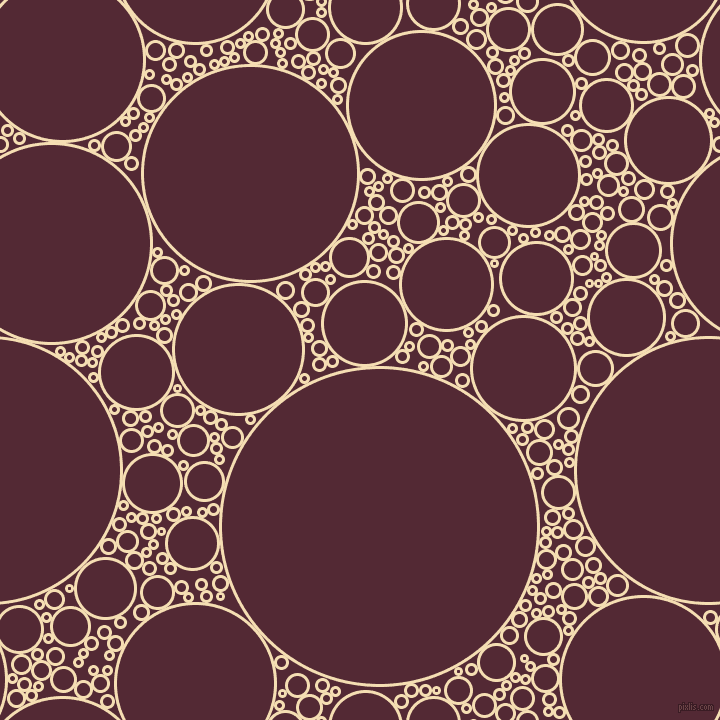 bubbles, circles, sponge, big, medium, small, 3 pixel line width, Wheat and Black Rose circles bubbles sponge soap seamless tileable