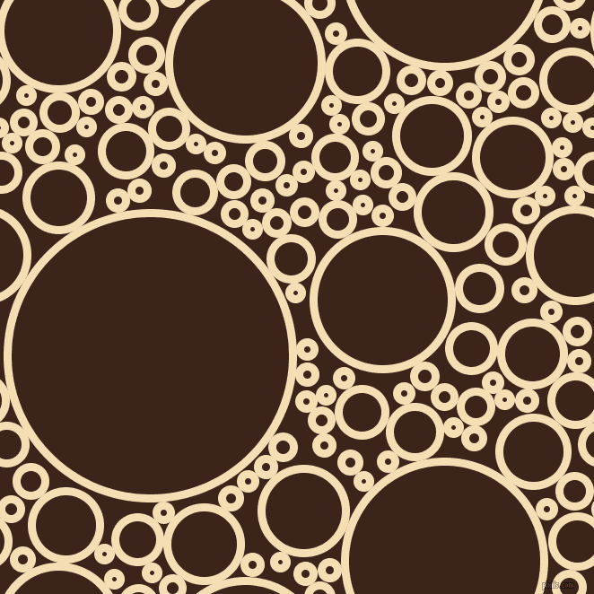 bubbles, circles, sponge, big, medium, small, 9 pixel line width, Wheat and Brown Pod circles bubbles sponge soap seamless tileable