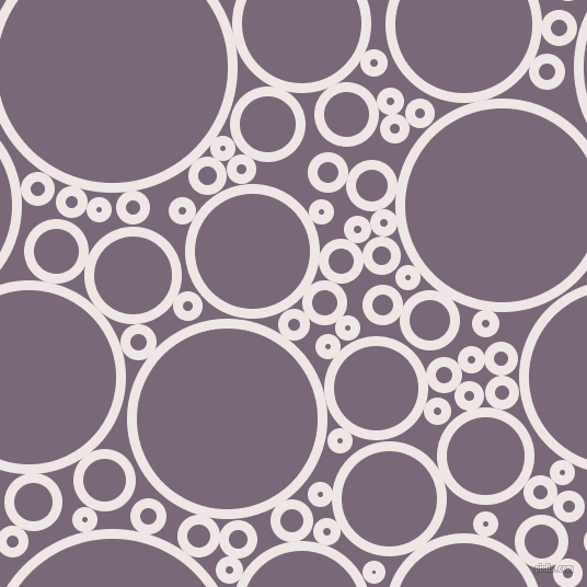 bubbles, circles, sponge, big, medium, small, 9 pixel line width, Whisper and Old Lavender circles bubbles sponge soap seamless tileable