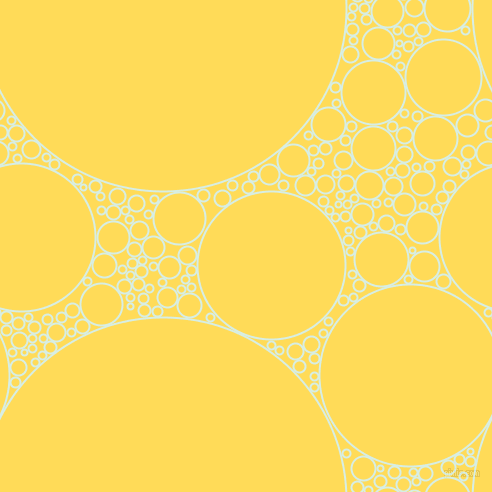 bubbles, circles, sponge, big, medium, small, 2 pixel line width, White Ice and Mustard circles bubbles sponge soap seamless tileable