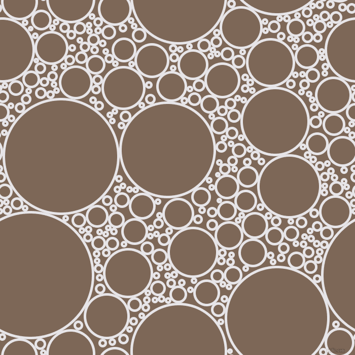 bubbles, circles, sponge, big, medium, small, 5 pixel line width, White Lilac and Roman Coffee circles bubbles sponge soap seamless tileable