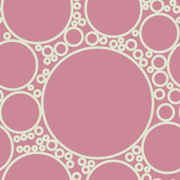 bubbles, circles, sponge, big, medium, small, 9 pixel line width, Willow Brook and Puce circles bubbles sponge soap seamless tileable