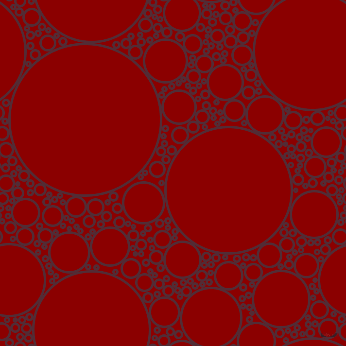 bubbles, circles, sponge, big, medium, small, 5 pixel line width, Wine Berry and Dark Red circles bubbles sponge soap seamless tileable