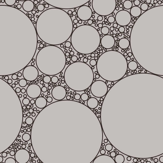 bubbles, circles, sponge, big, medium, small, 3 pixel line width, Wood Bark and Pale Slate circles bubbles sponge soap seamless tileable