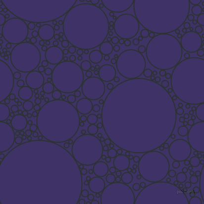 bubbles, circles, sponge, big, medium, small, 2 pixel line width, Woodsmoke and Minsk circles bubbles sponge soap seamless tileable