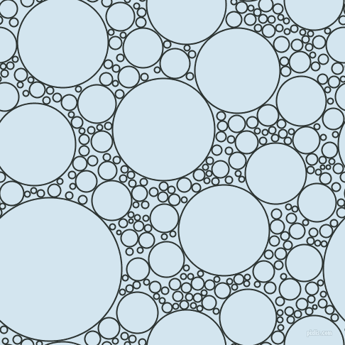 bubbles, circles, sponge, big, medium, small, 2 pixel line width, Woodsmoke and Pattens Blue circles bubbles sponge soap seamless tileable
