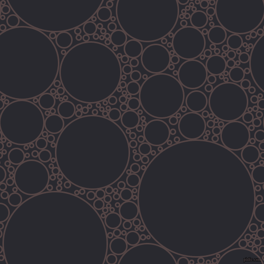 bubbles, circles, sponge, big, medium, small, 3 pixel line width, Woody Brown and Jaguar circles bubbles sponge soap seamless tileable