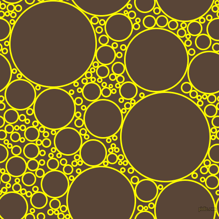 bubbles, circles, sponge, big, medium, small, 3 pixel line width, Yellow and Brown Derby circles bubbles sponge soap seamless tileable