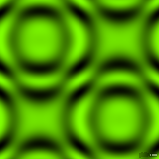 , Chartreuse and Black and White circular plasma waves seamless tileable