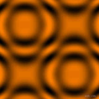 , Dark Orange and Black and White circular plasma waves seamless tileable
