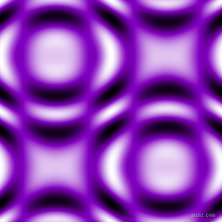 Dark Violet and Black and White circular plasma waves seamless tileable