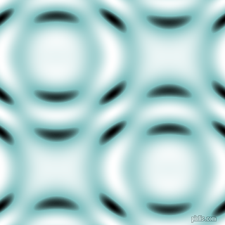 , Fountain Blue and Black and White circular plasma waves seamless tileable