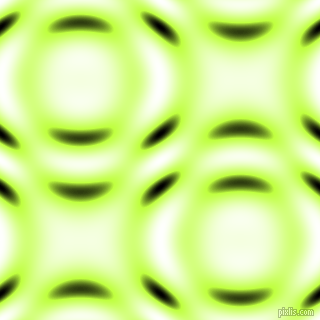 , Green Yellow and Black and White circular plasma waves seamless tileable