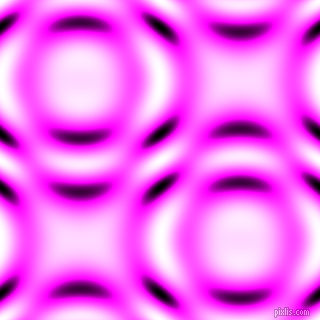 , Magenta and Black and White circular plasma waves seamless tileable