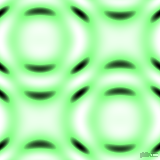 , Mint Green and Black and White circular plasma waves seamless tileable