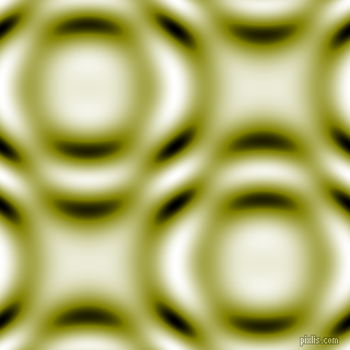 , Olive and Black and White circular plasma waves seamless tileable