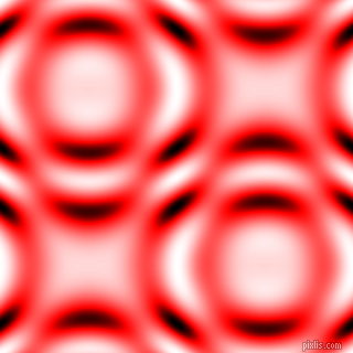 , Red and Black and White circular plasma waves seamless tileable