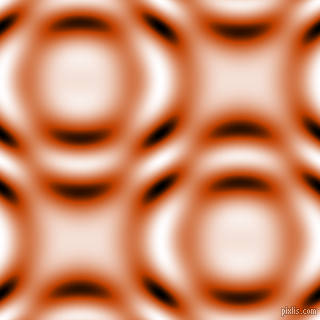 Rust and Black and White circular plasma waves seamless tileable