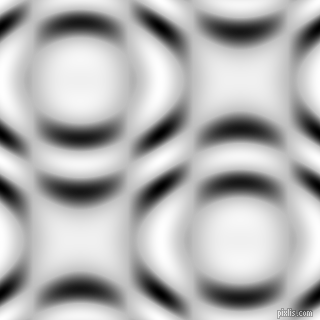 , Silver and Black and White circular plasma waves seamless tileable
