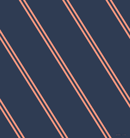 122 degree angles dual stripes line, 6 pixel line width, 6 and 105 pixels line spacing, dual two line striped seamless tileable