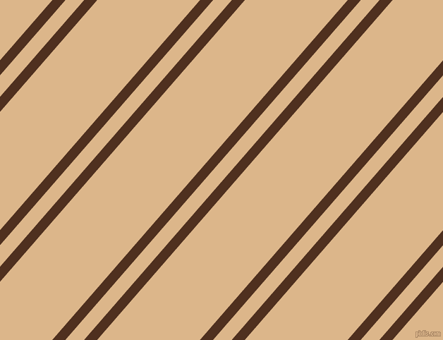 49 degree angle dual stripes lines, 14 pixel lines width, 20 and 110 pixel line spacing, dual two line striped seamless tileable