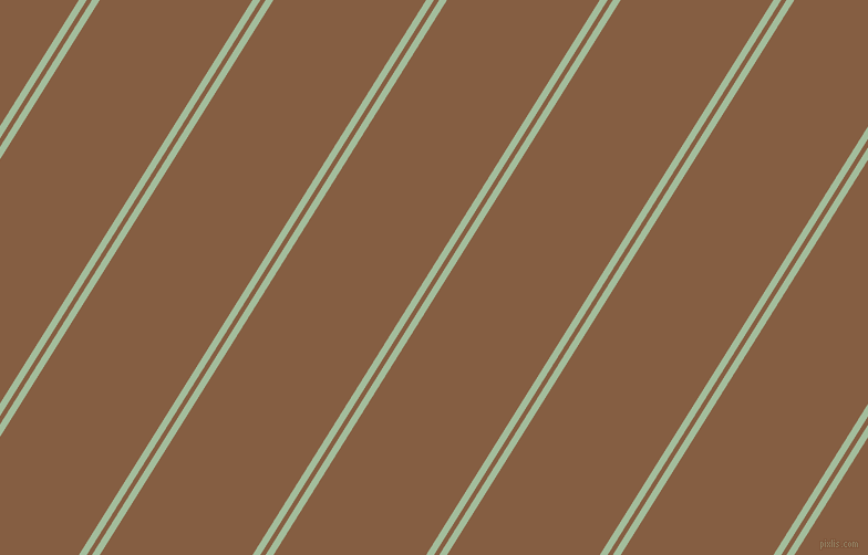 58 degree angles dual stripes lines, 6 pixel lines width, 4 and 117 pixels line spacing, dual two line striped seamless tileable