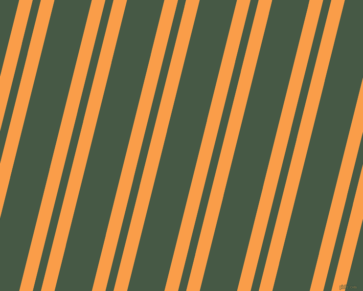 76 degree angles dual stripes line, 27 pixel line width, 16 and 74 pixels line spacing, dual two line striped seamless tileable