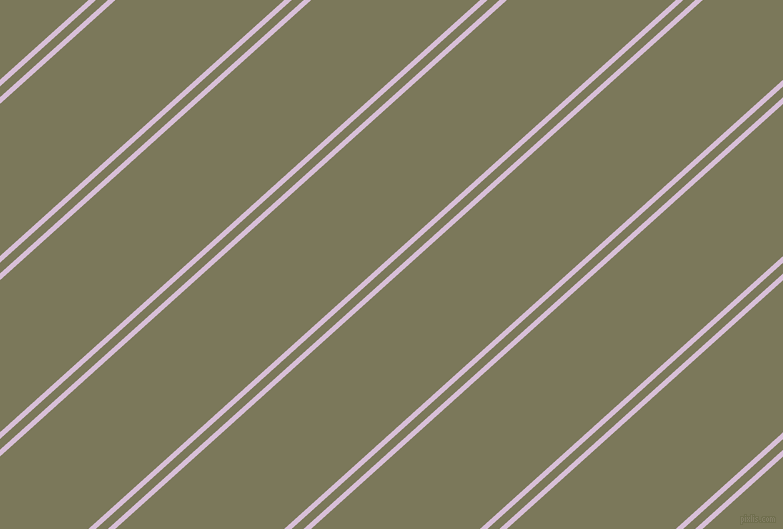 42 degree angles dual stripes lines, 5 pixel lines width, 8 and 113 pixels line spacing, dual two line striped seamless tileable