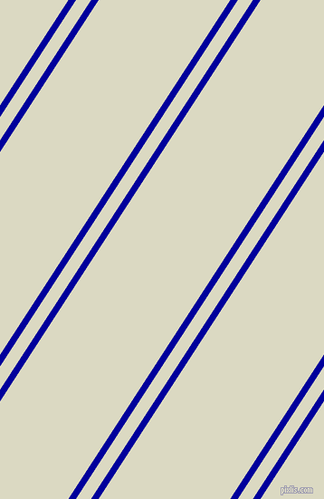 57 degree angle dual stripes lines, 7 pixel lines width, 14 and 122 pixel line spacing, dual two line striped seamless tileable